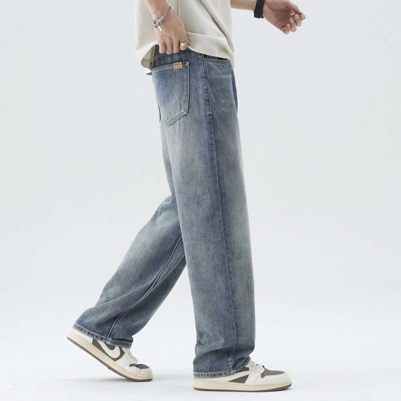 Retro Nostalgic Straight Jeans