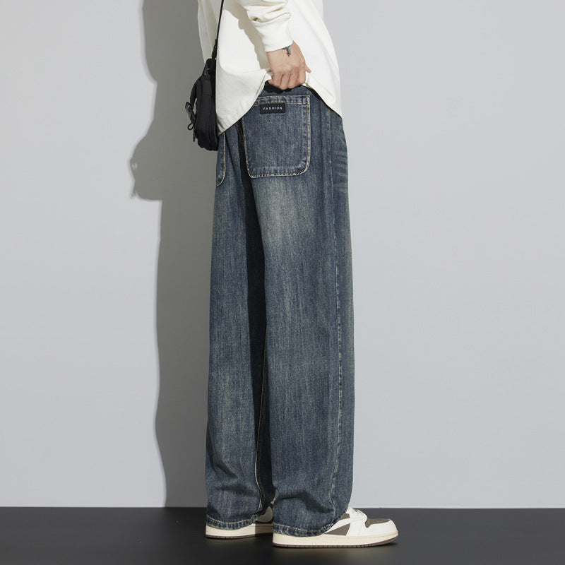 Retro Nostalgic Straight Jeans
