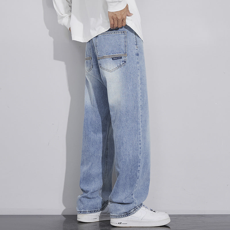 Retro Nostalgic Straight Jeans