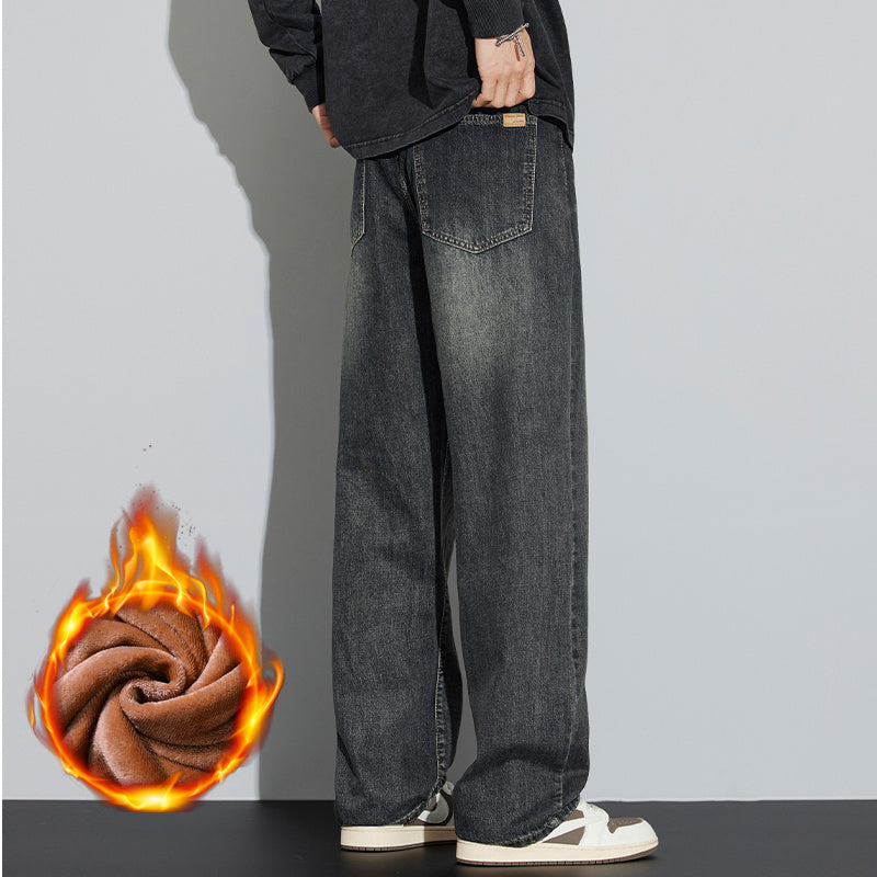 Retro Nostalgic Straight Jeans