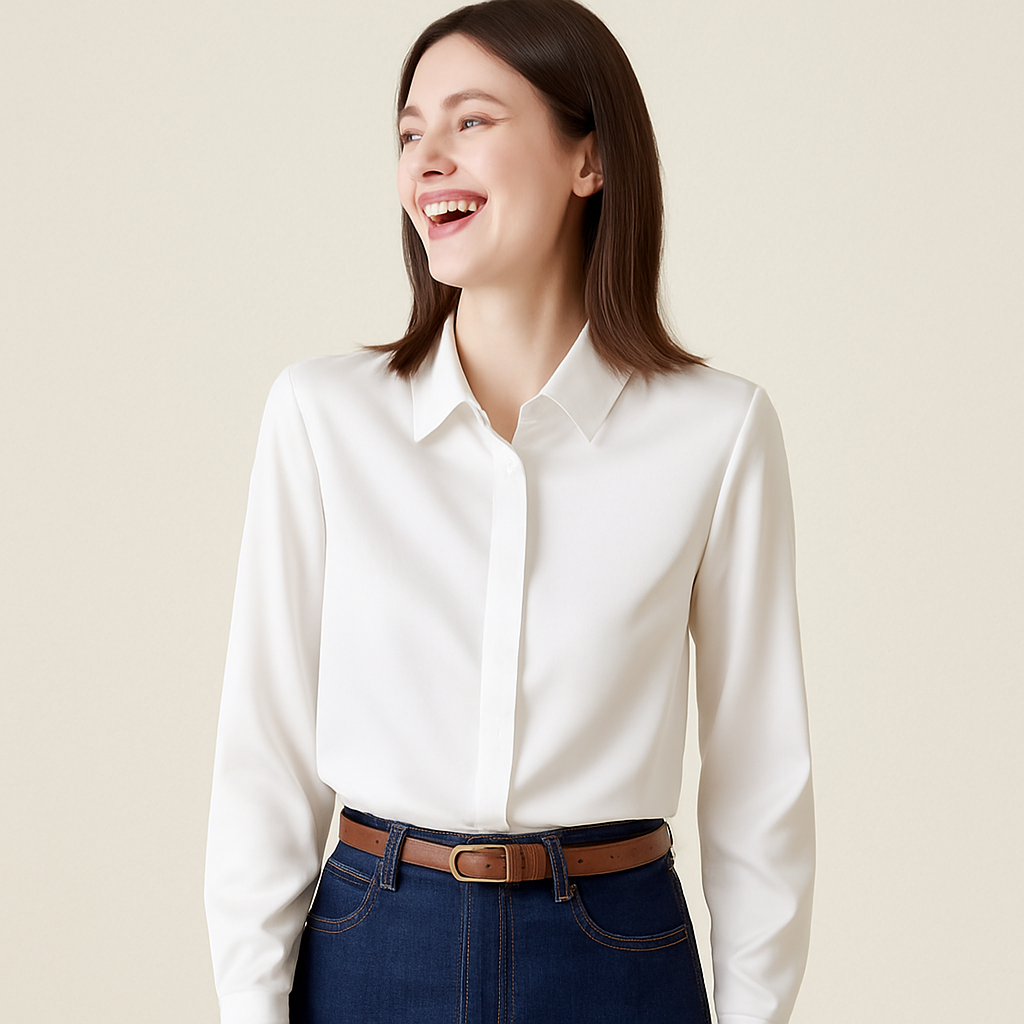 Graceful Satin Shirt