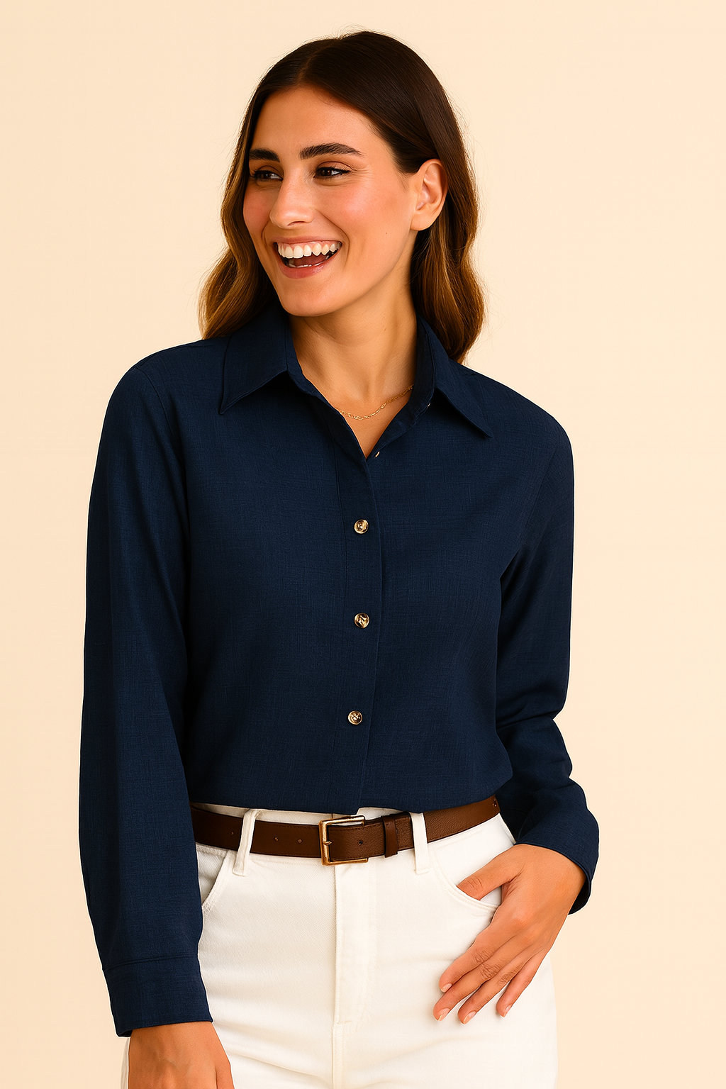 Long Sleeve Button-Up Shirt