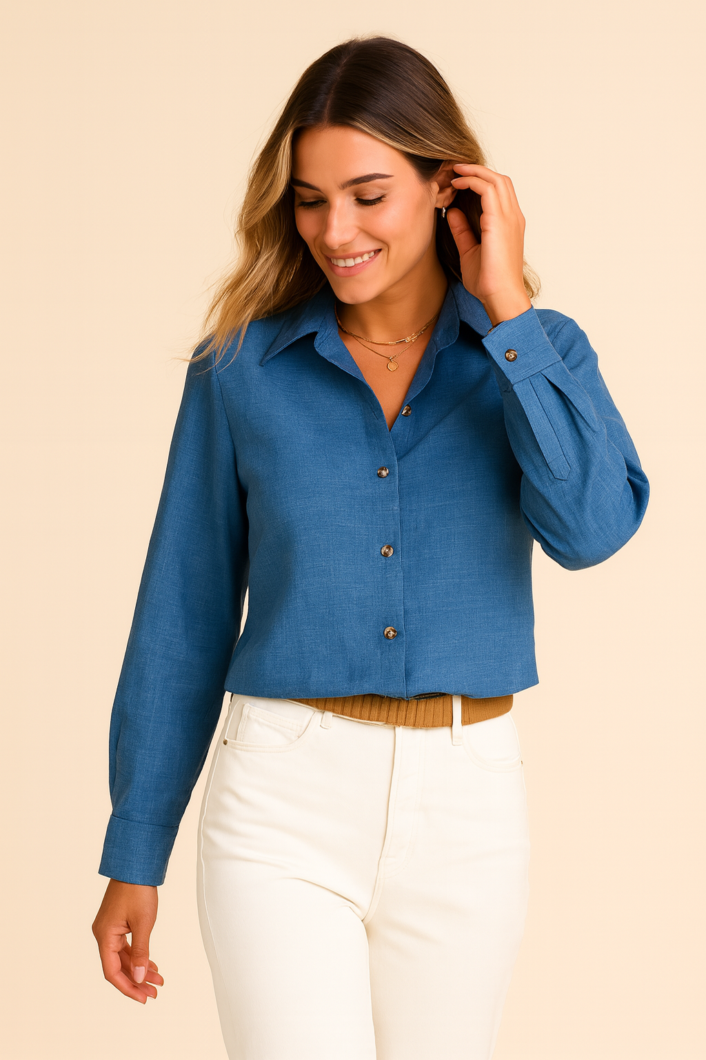 Long Sleeve Button-Up Shirt