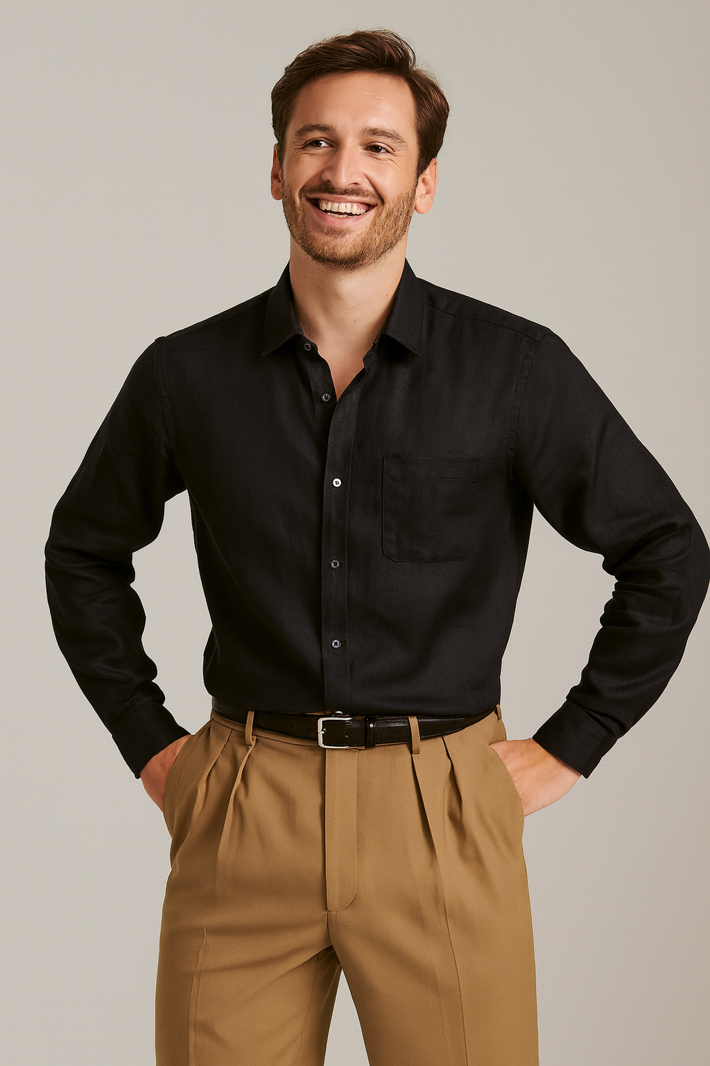 Linen Long Sleeve Shirt