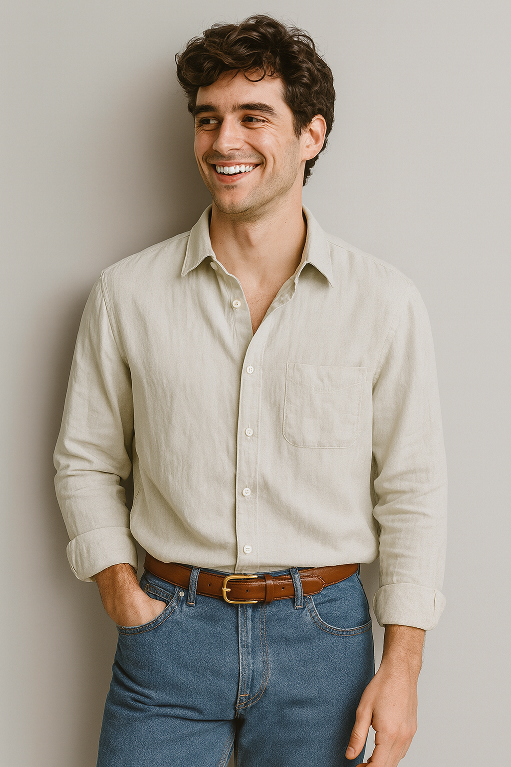 Linen Long Sleeve Shirt