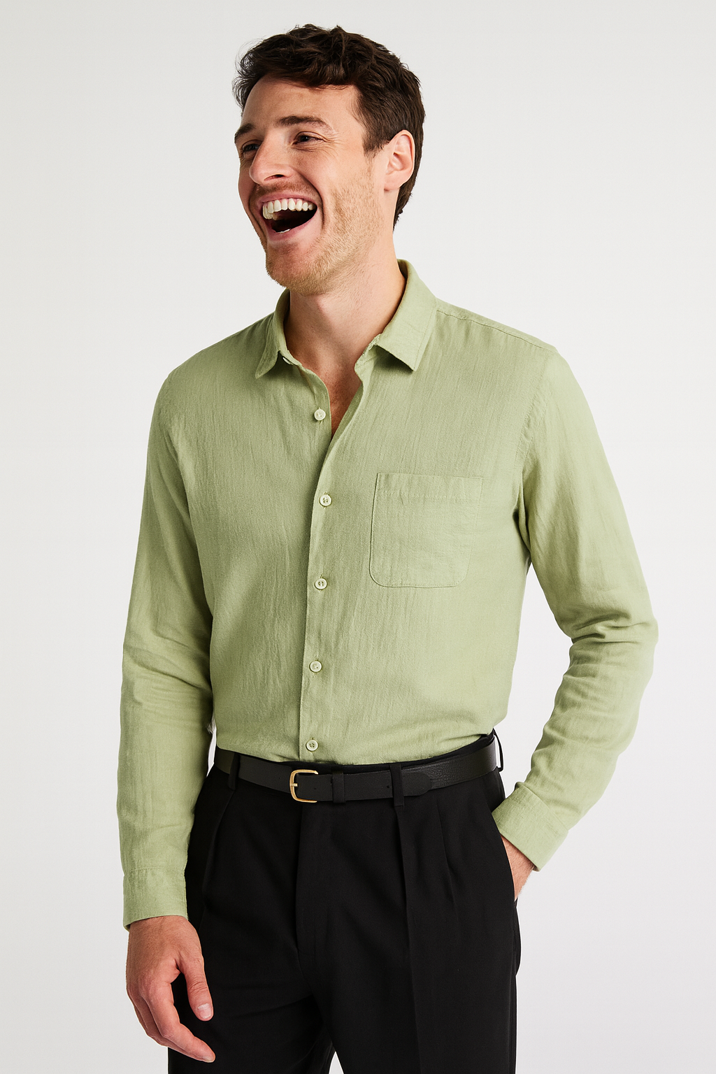 Linen Long Sleeve Shirt