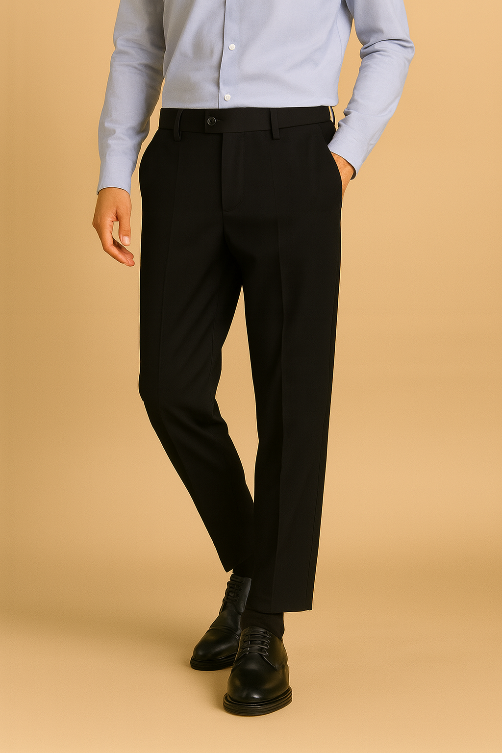 Straight Fit Trousers