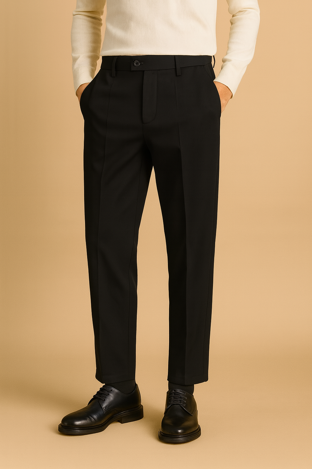 Straight Fit Trousers