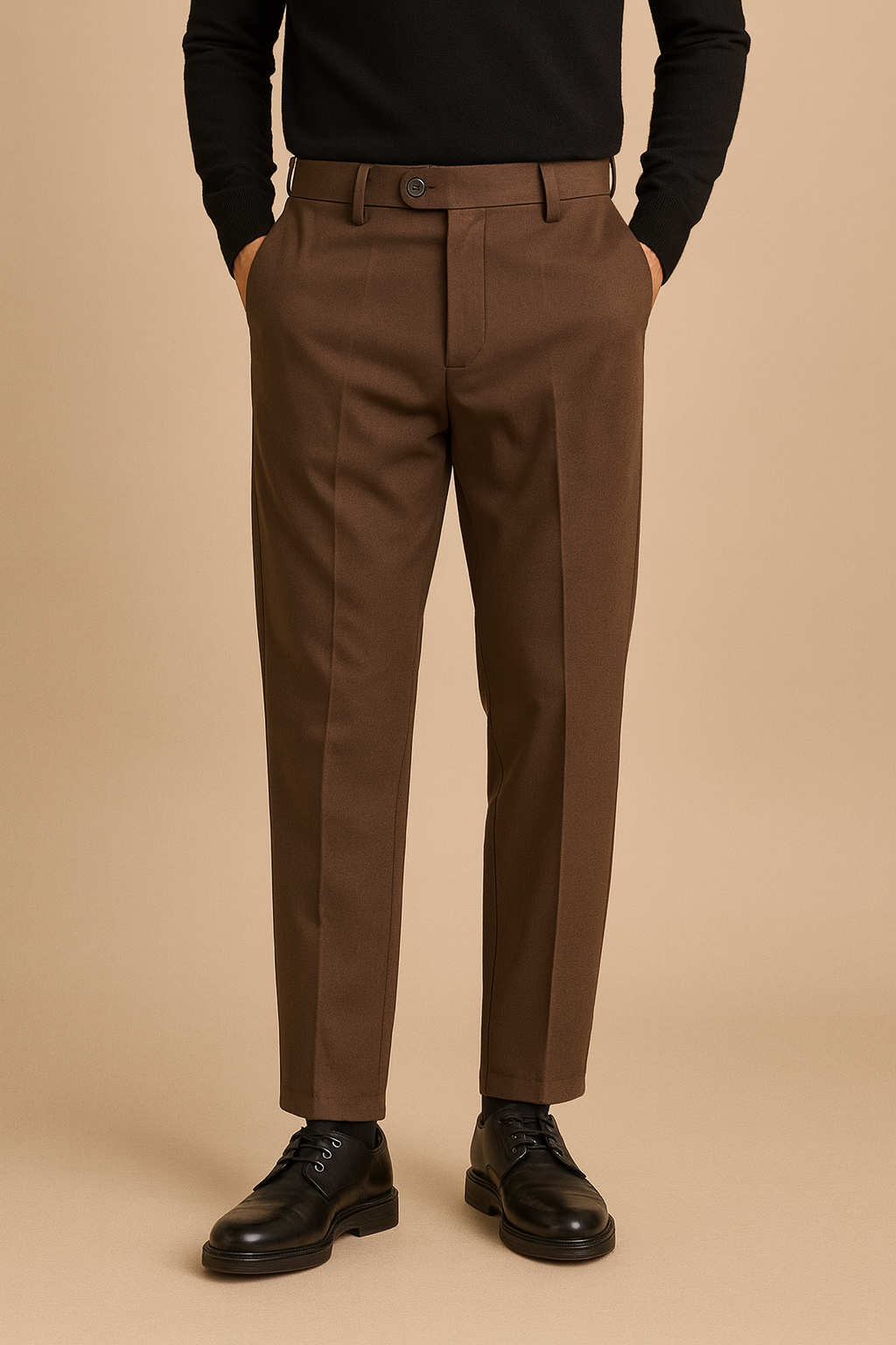 Straight Fit Trousers