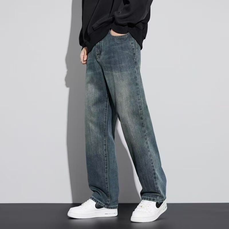 Retro Nostalgic Straight Jeans